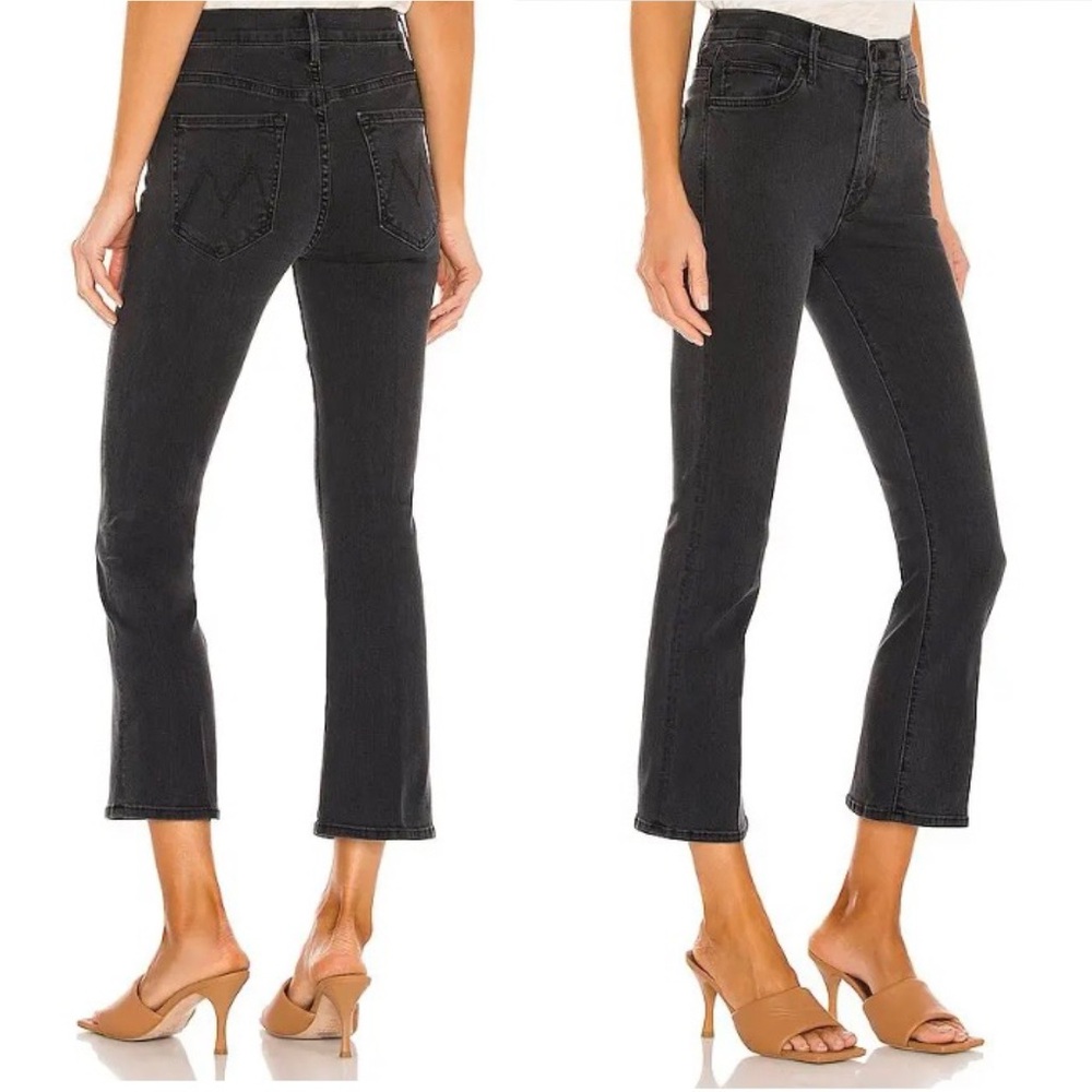 MOTHER Jeans Insider Crop Dancing in the Dark Gray Size 28 - Picture 13 of 13
